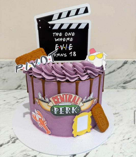 FRIENDS themed cake