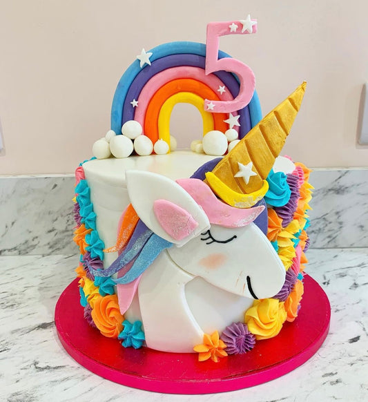 Tier 1. Unicorn Birthday Cake